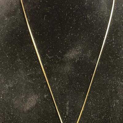 Gold And Diamond Necklace
