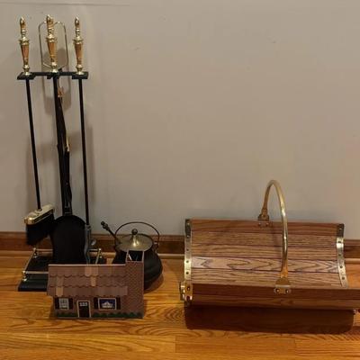 Fireplace Tools, Smudge Pot, Firewood Carrier, and More