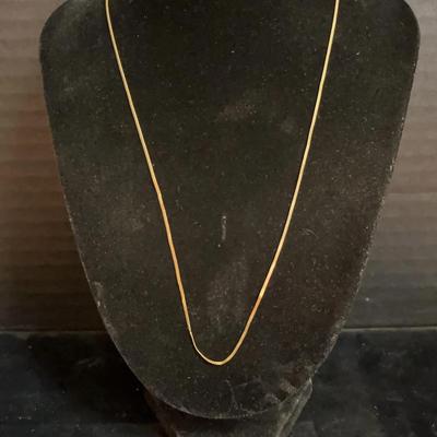 Gold Neckace and Ring (14k)