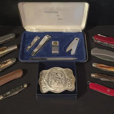 Pocket Knives, Belt Buckle And More