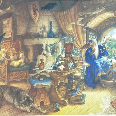 Merlin and  Arthur - Scott Gustafson - 1250/1305