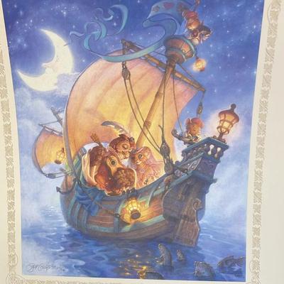 “The Owl and the Pussycat” by Scott Gustafson - 263/950