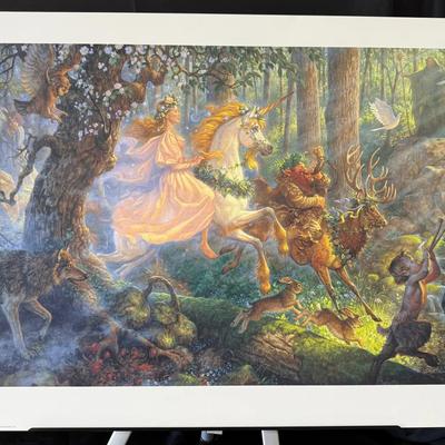 The Maiden and the Unicorn by Scott Gustafson