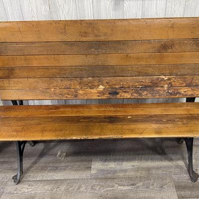 Double School Bench 