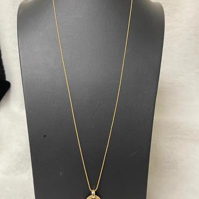 14K Gold Necklace and Pendant