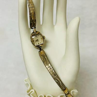 “Hamilton” 10K RGP Vintage Ladies Watch