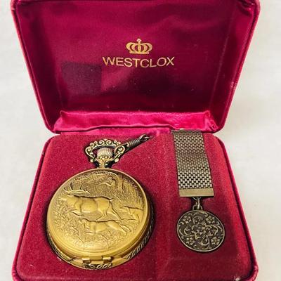 “Westclox” Hunting Design Pocket Watch