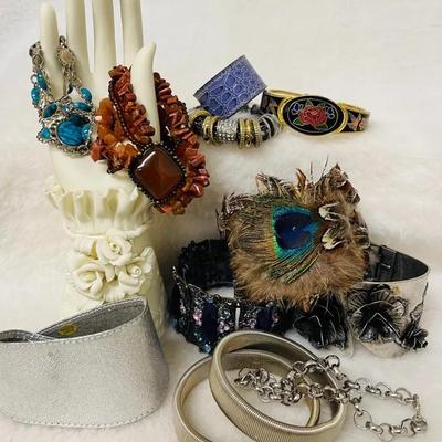 “Chico’s”, Cloisonné , Handcrafted and More Bracelets