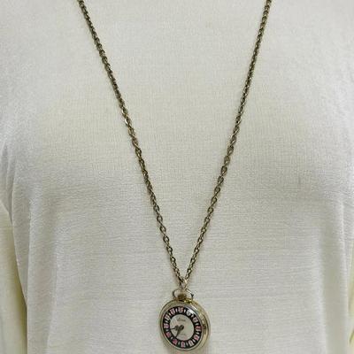 Vintage “Lady Nelson” Pendant Watch Necklace