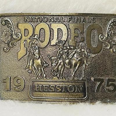 “Hesston” 1975 NFR Collectors Buckle