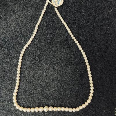 Strand of Vintage “Fuji” Pearls 