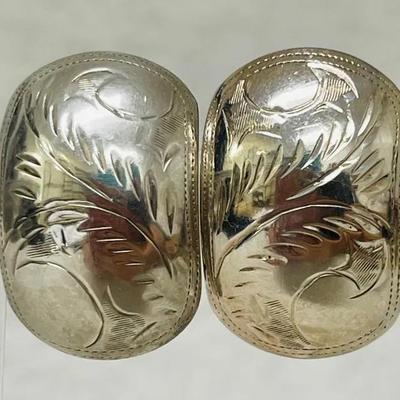 Thailand Sterling Silver Clip-on Earrings