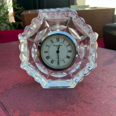 Waterford Marquis Octogaonal Desk Clock