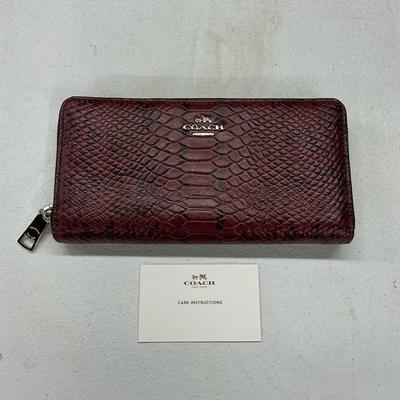 Coach Exotic Magenta Wallet
