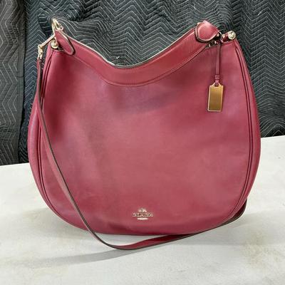 Coach Mae Burgundy Handbag 