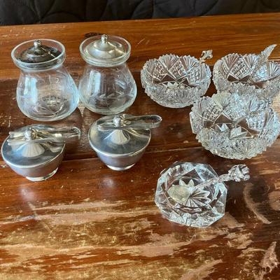 Sterling Salt Cellars And More
