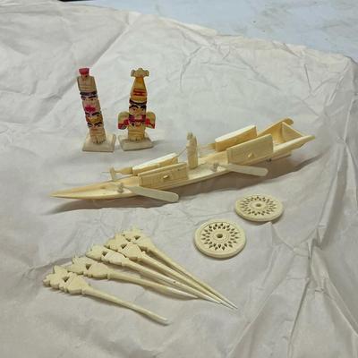Bone Carved Trinkets