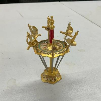 Toledo Brass Cocktail Swords #1 
