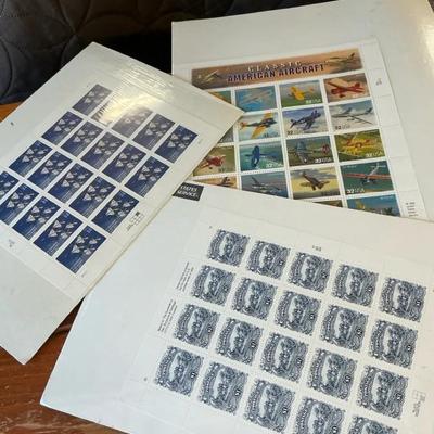 Stamp Sheets $1 And 32 Cents
