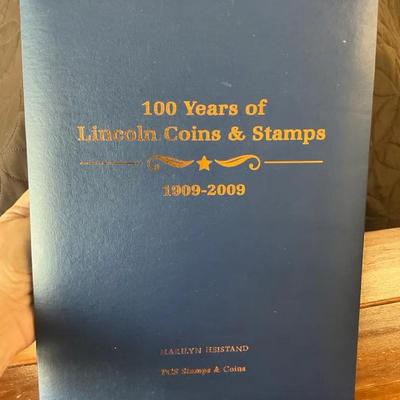 100 Years Of Lincoln Coins And Stamps 1909-2009