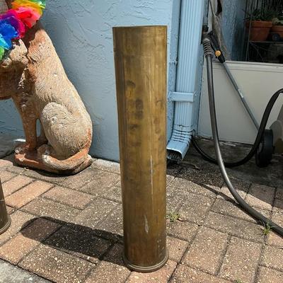Huge WW1 Brass Artillery Shell #1