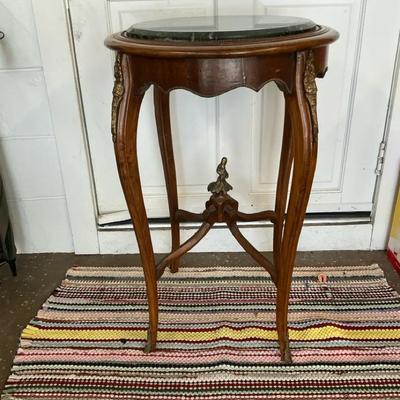 Occasional Table With Marble Top