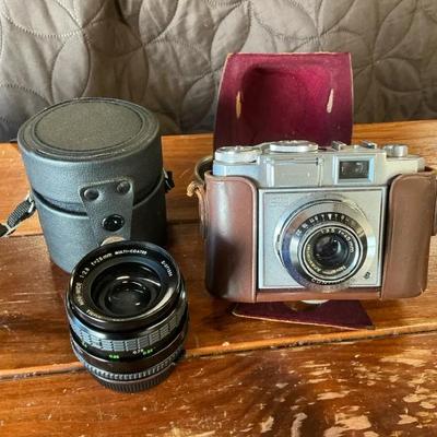 Zeiss Ikon Camera With Olympus Mini-Wide Zoom Lens