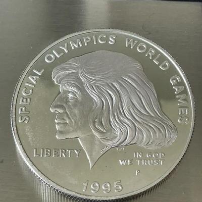 1995 Special Olympics World Games Silver Dollar