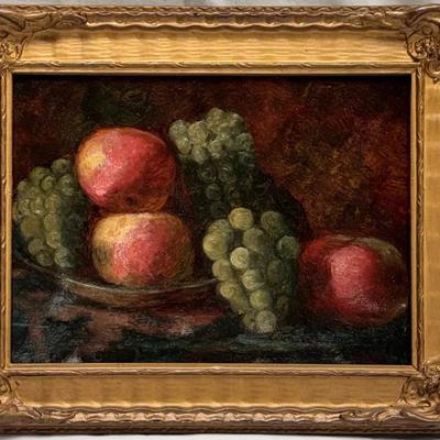 Vintage/ Antique, Still Life of Fruit Painting