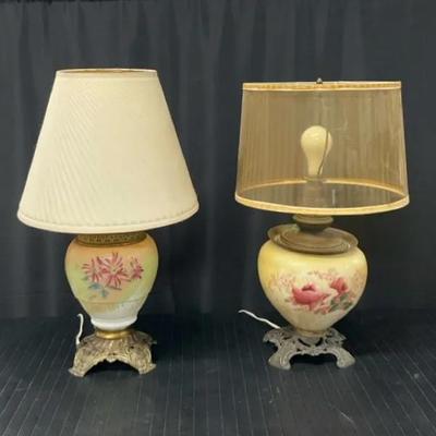 Antique “Gone With The Wind” Style Lamps 