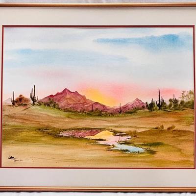 Southwestern Sunset by Clyde Denker