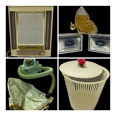 Vintage Beauty: Makeup Mirror, Sunbeam Hair Dryer & More
