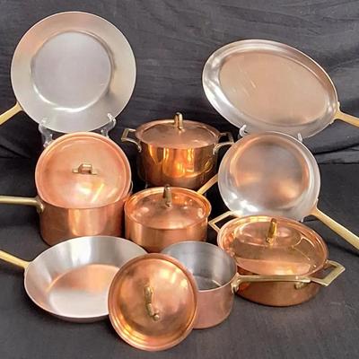 Vintage Paul Revere Copper Bottom Limited Edition Cookware 