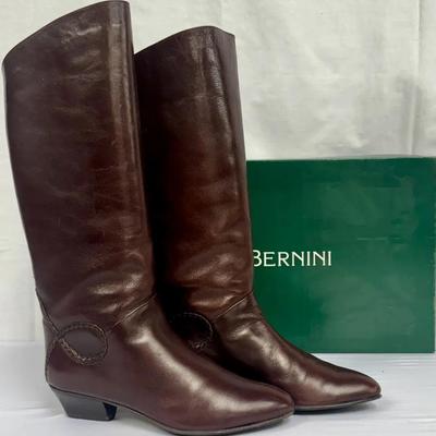 Giani Bernini Women’s Knee-High Leather Boots (8AA) 