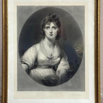Georgiana Cavendish, Duchess of Devonshire (Mezzotint by S. Gulland)