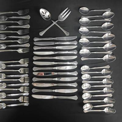 54-pc Set Cambridge Stainless Flatware 18/8