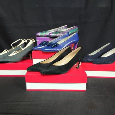 Collection of Vintage Liz Claiborne & Margaret Jerrold Women’s Dress Heels