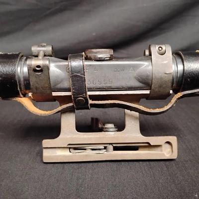 WWII Mint Unissued & Un-numbered G/K.43 Original Scope Mount and ZF4 Scope