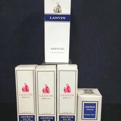 Vintage Lanvin “Arpège” Perfume & Eau de Lanvin Collection – 1960s/70s
