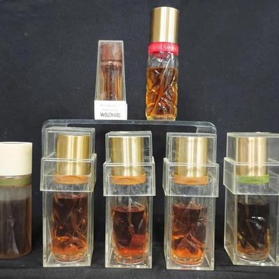 Vintage Fabergé Cologne Collection (Aphrodisia, Flambeau, Tigress, Woodhue) – 1960s/70s