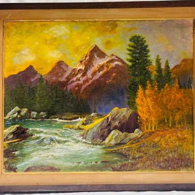 Grand Teton Serenity by L. Galina, 1966