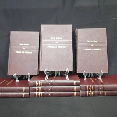 Complete 1955 Grolier Society “The Book of Popular Science” – 10 Volume Set