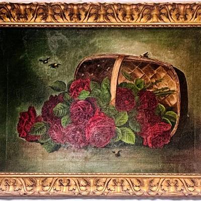 Vintage, Martha Wagner's "Basket of Roses"
