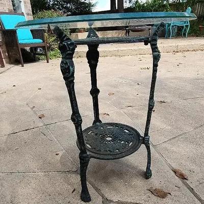 Cast Aluminum  Small Outdoor Table 