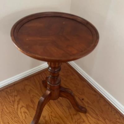 Circle Shaped Wooden Table