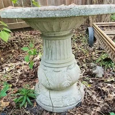 Cement Outdoor Pedestal 