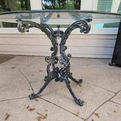Cast Aluminum Outdoor Patio Table 