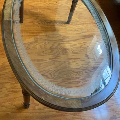 Oval Shaped Coffee Table 
