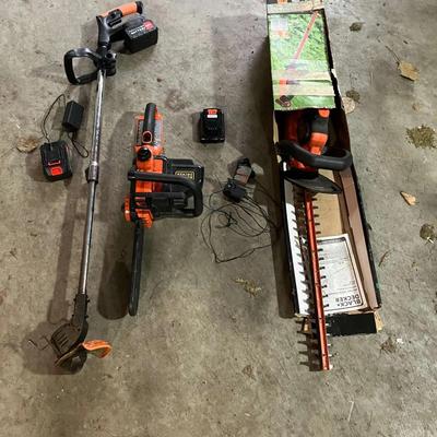Battery Powered Yard Tools