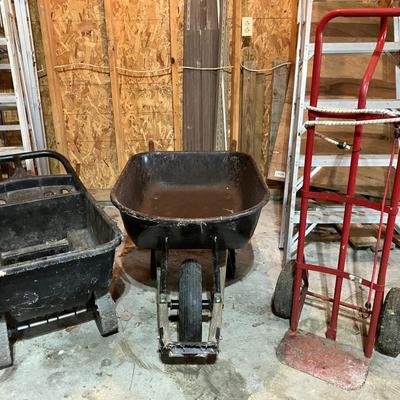 Yard Cart, Wheelbarrow, and Dolly